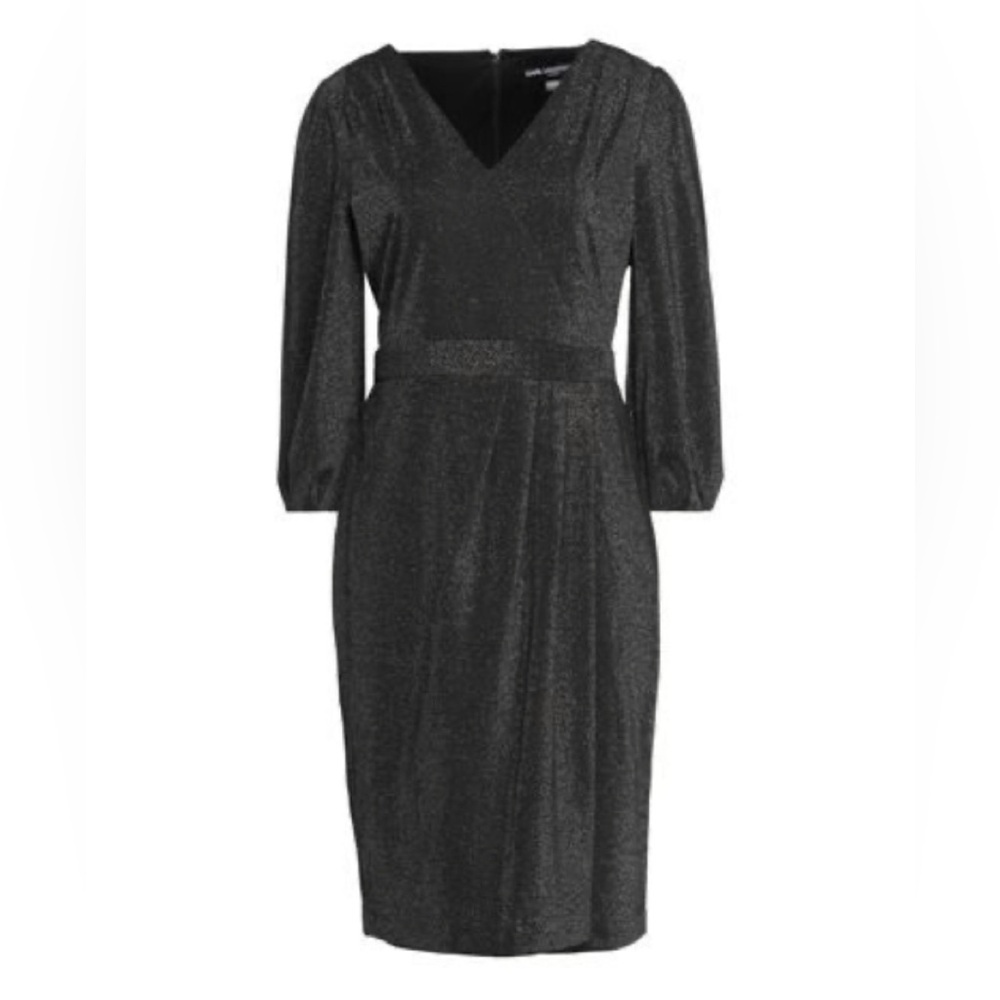 Karl Lagerfeld Cocktail Dress Metallic
